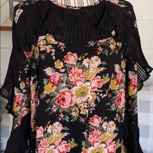 zadi b's cute floral shirt